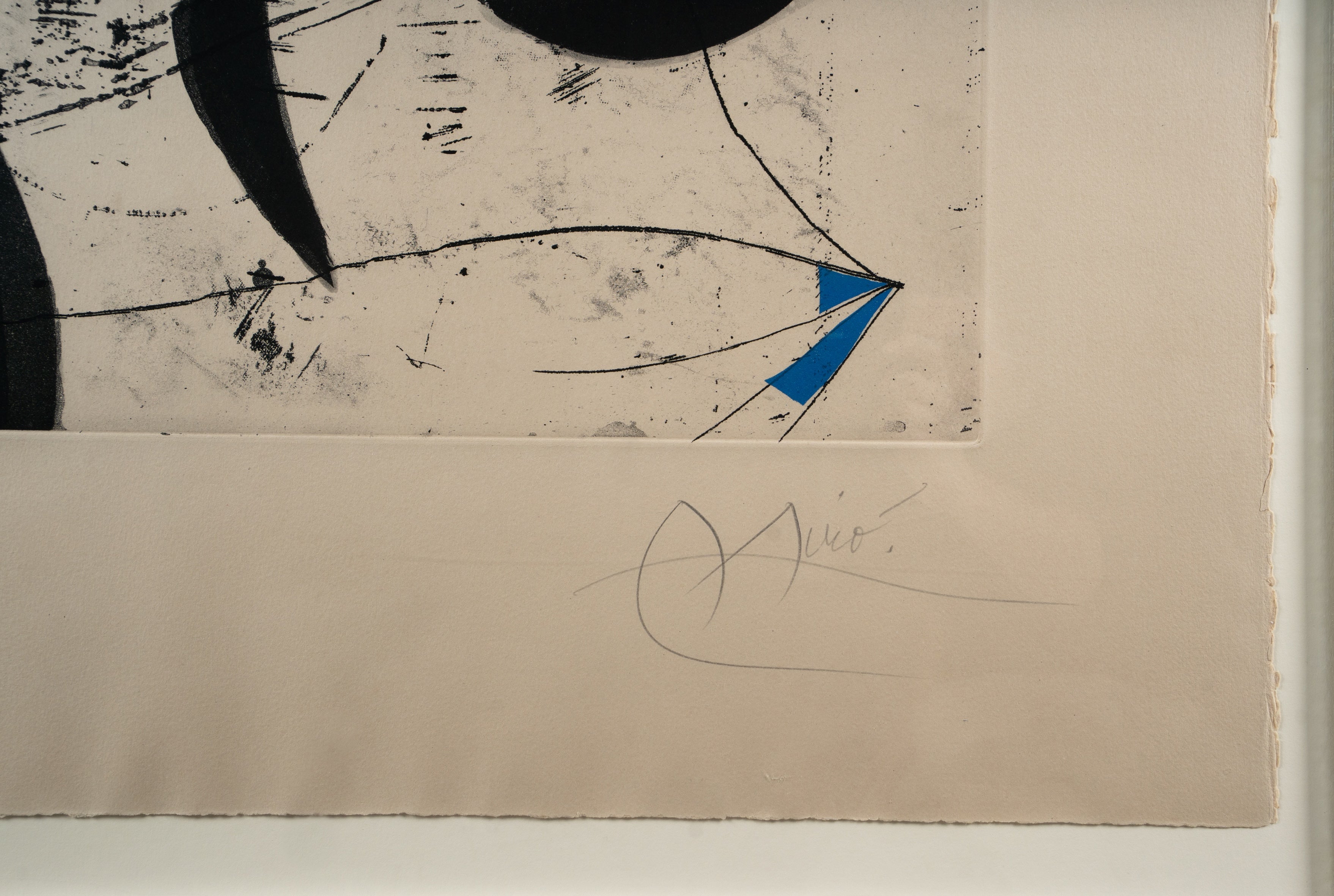 Joan Miro - La Contre-balancée - Signature