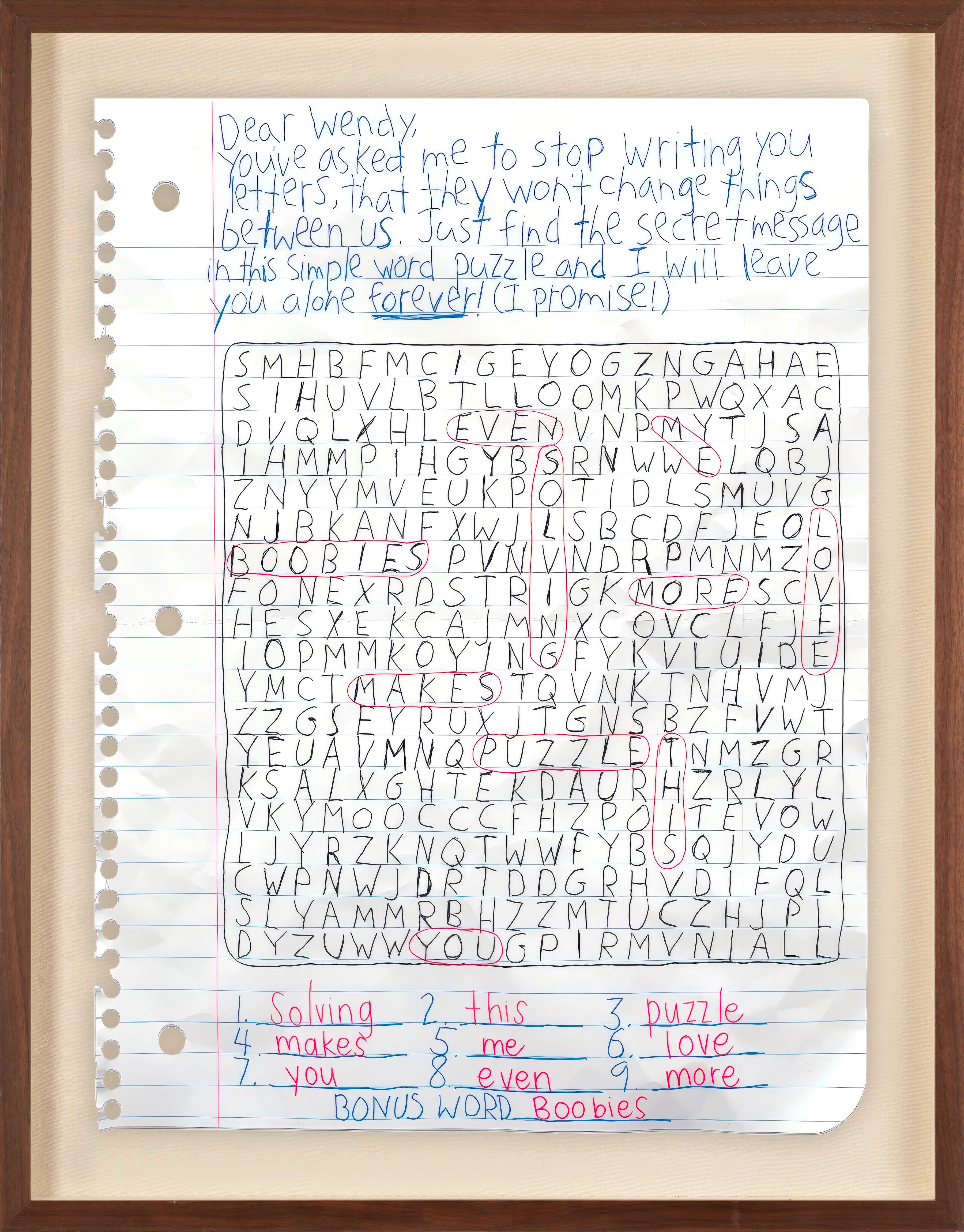 Adam Greener - Word Search