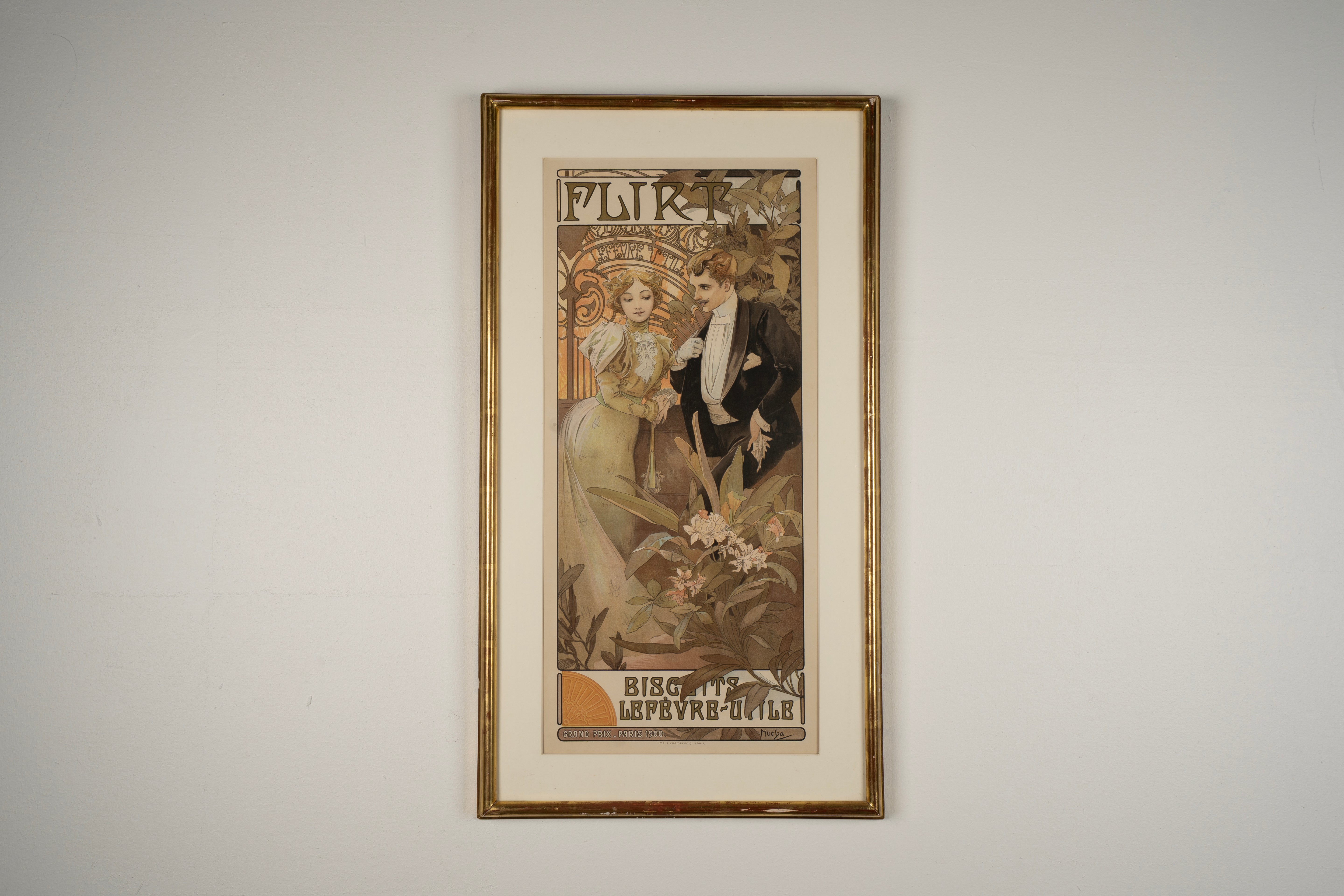 Alphonse Mucha - Flirt