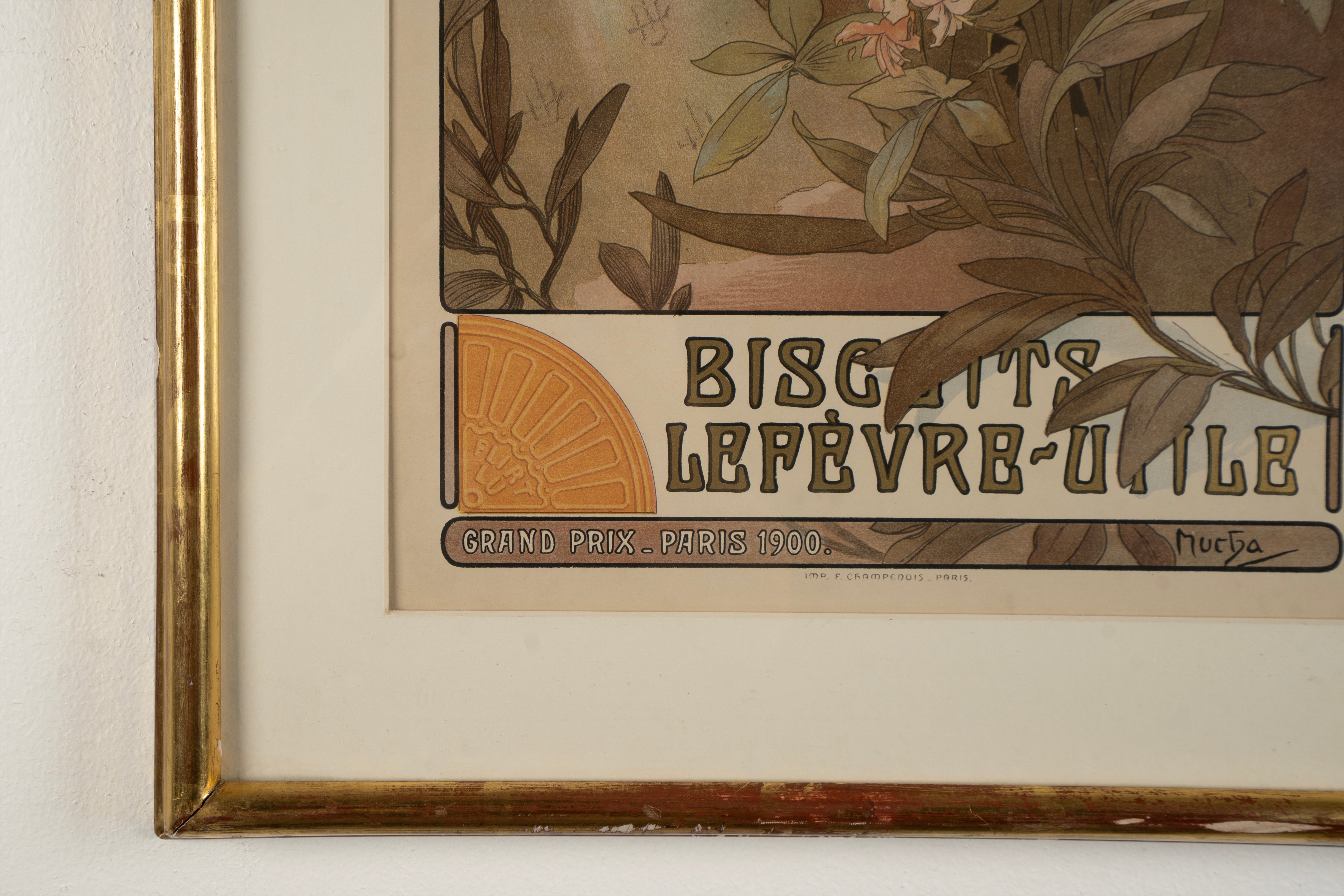Alphonse Mucha - Flirt