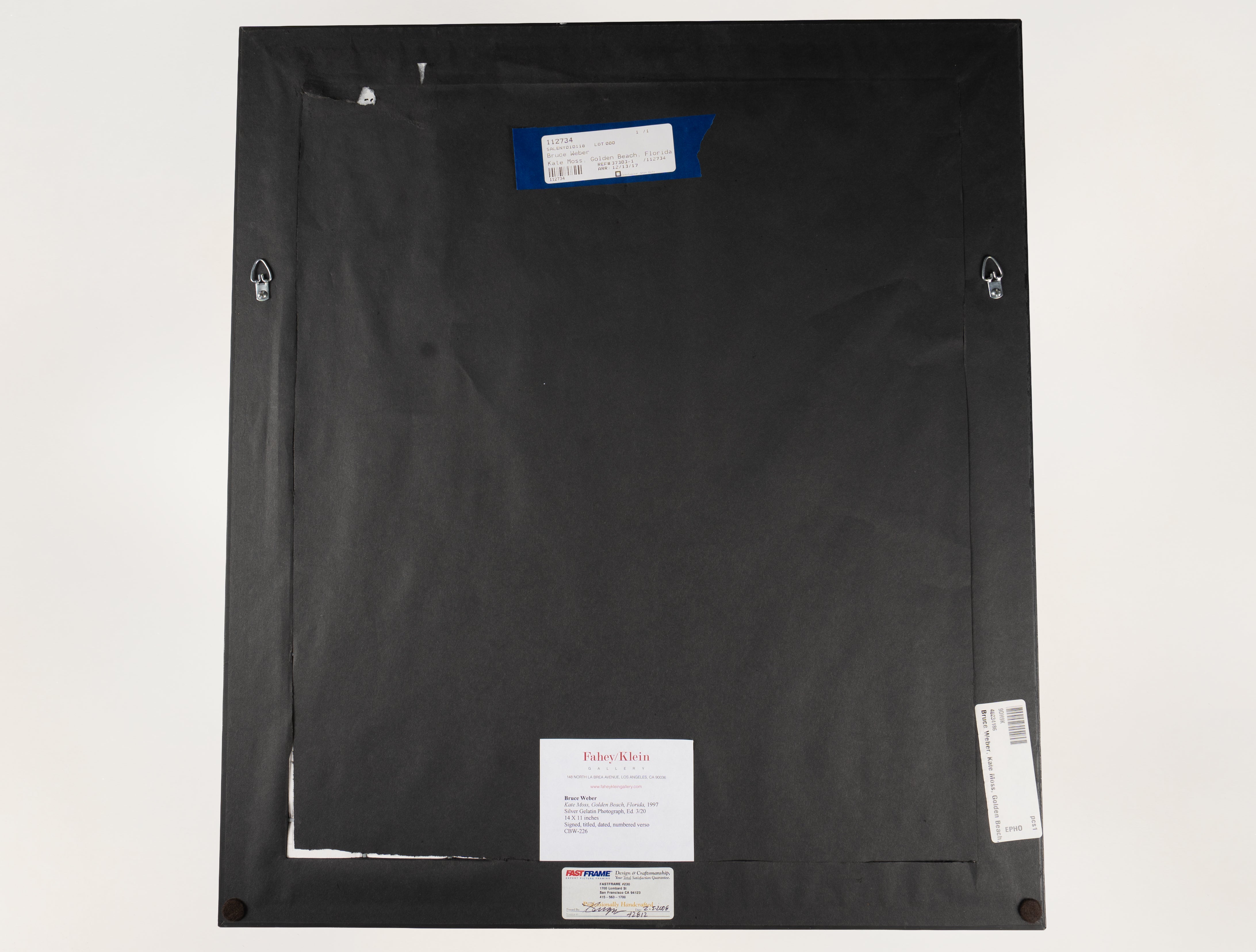 Bruce Weber - Kate Moss, Golden Beach - Gallery Label