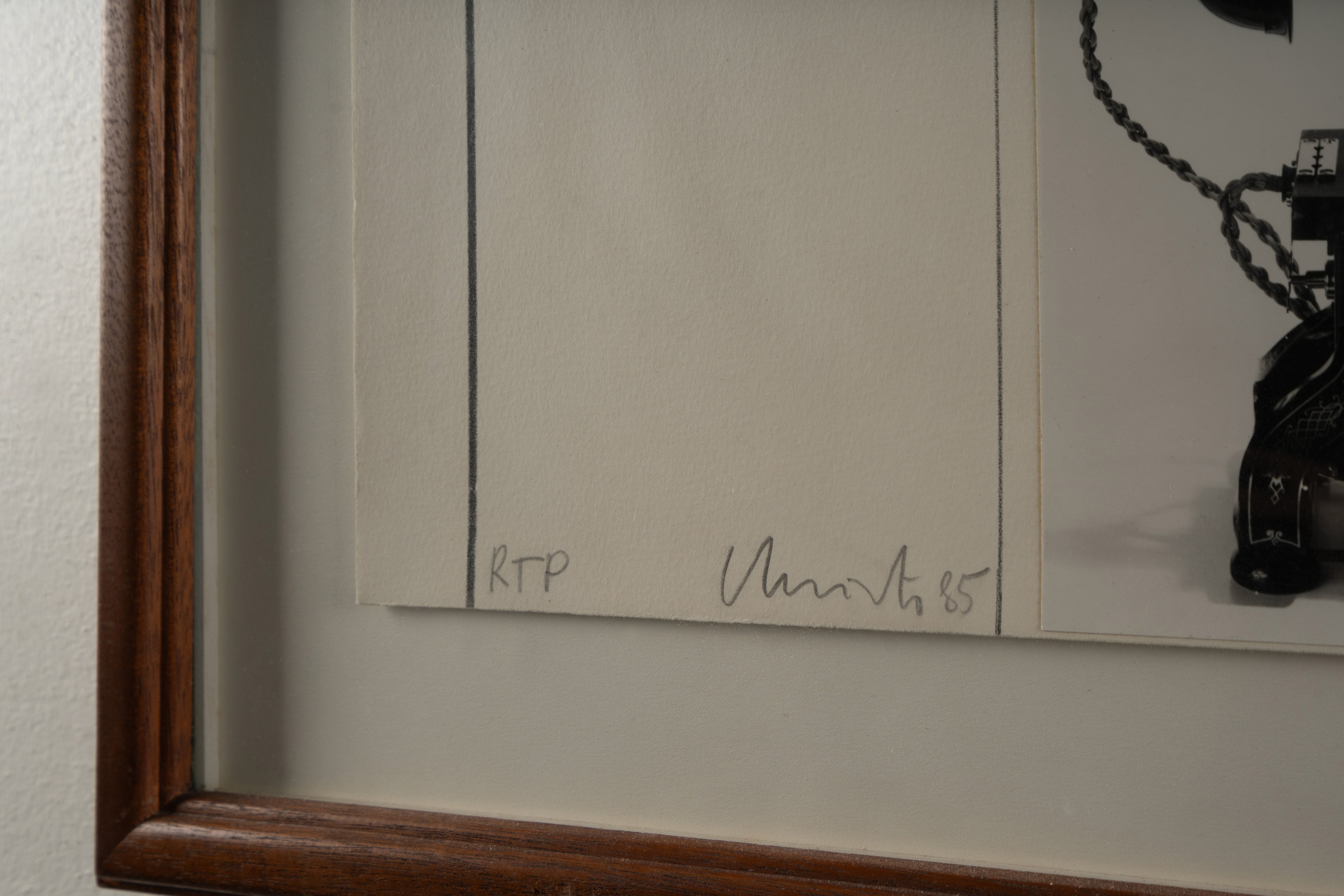 Christo - Wrapped Telephone, Project for L. M. Ericsson Model, 1985 - Signature