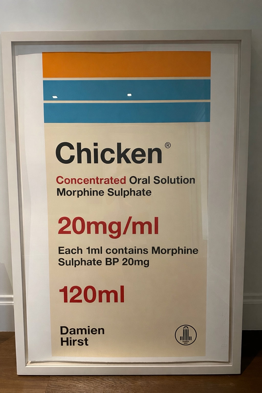 Damien Hirst - Chicken, from the Last Supper Series, Screenprint, 1999