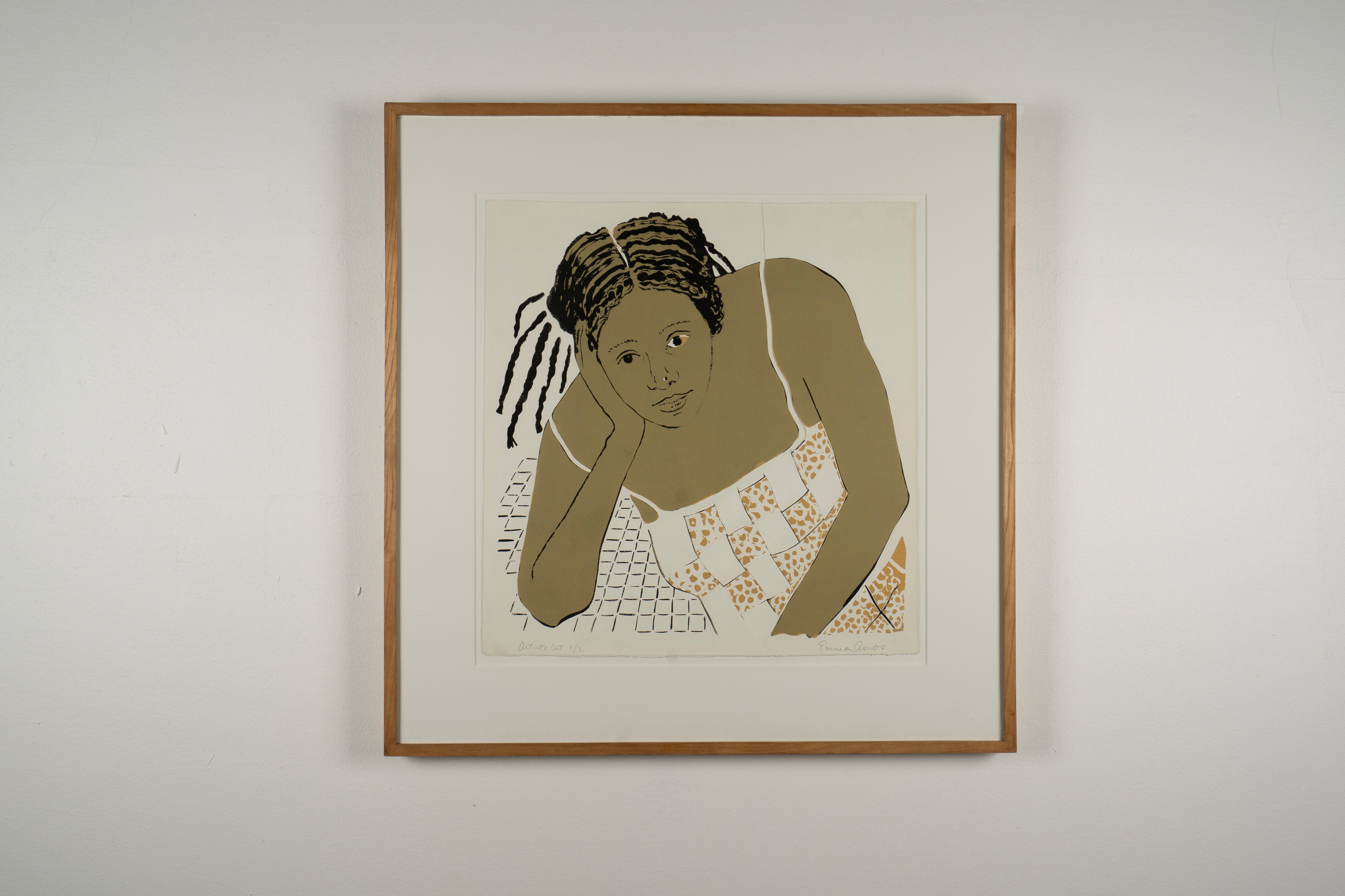 Emma Amos - Dream Girl with Woven Camisole