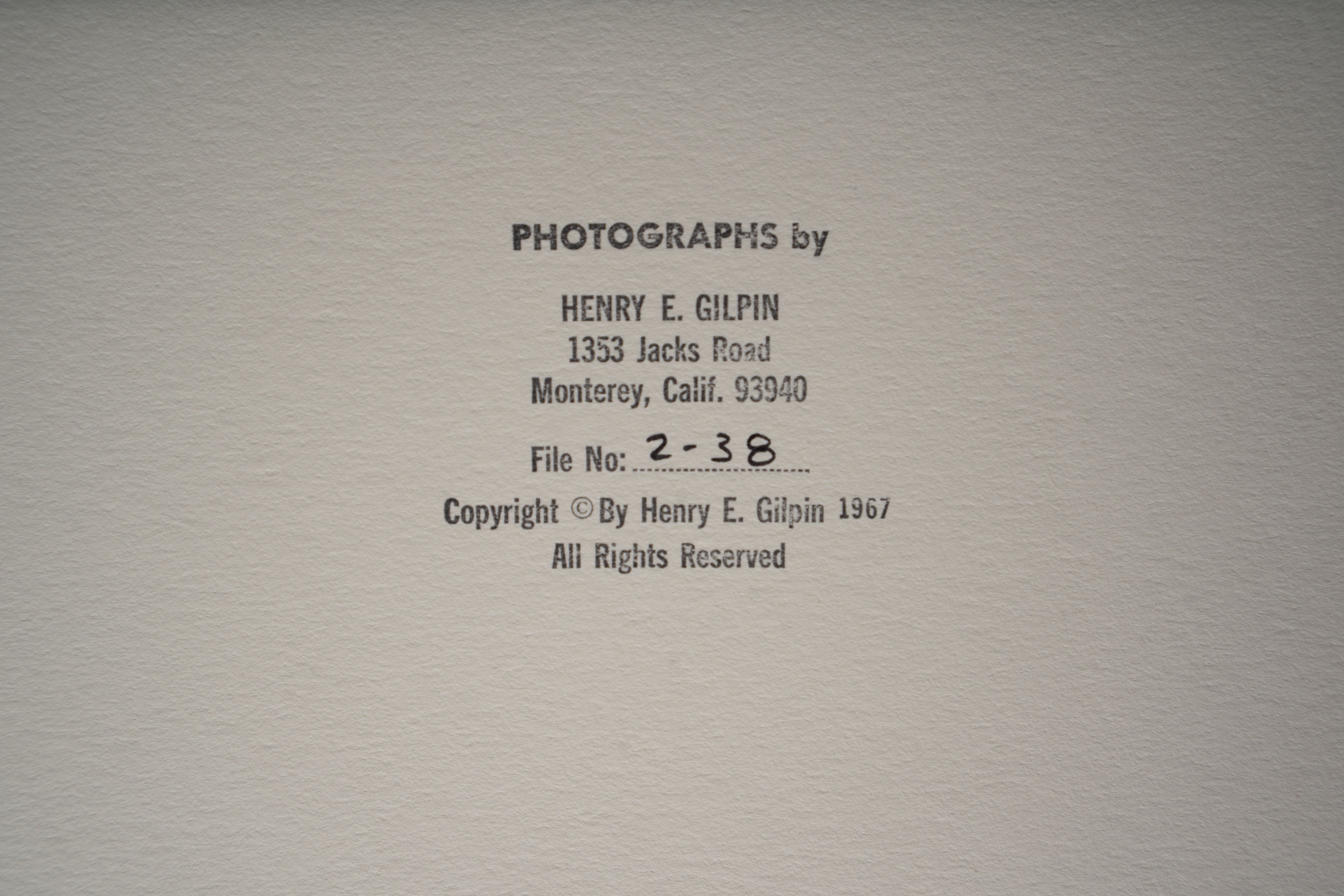 Henry Gilpin - Highway 1 Artist Stamp