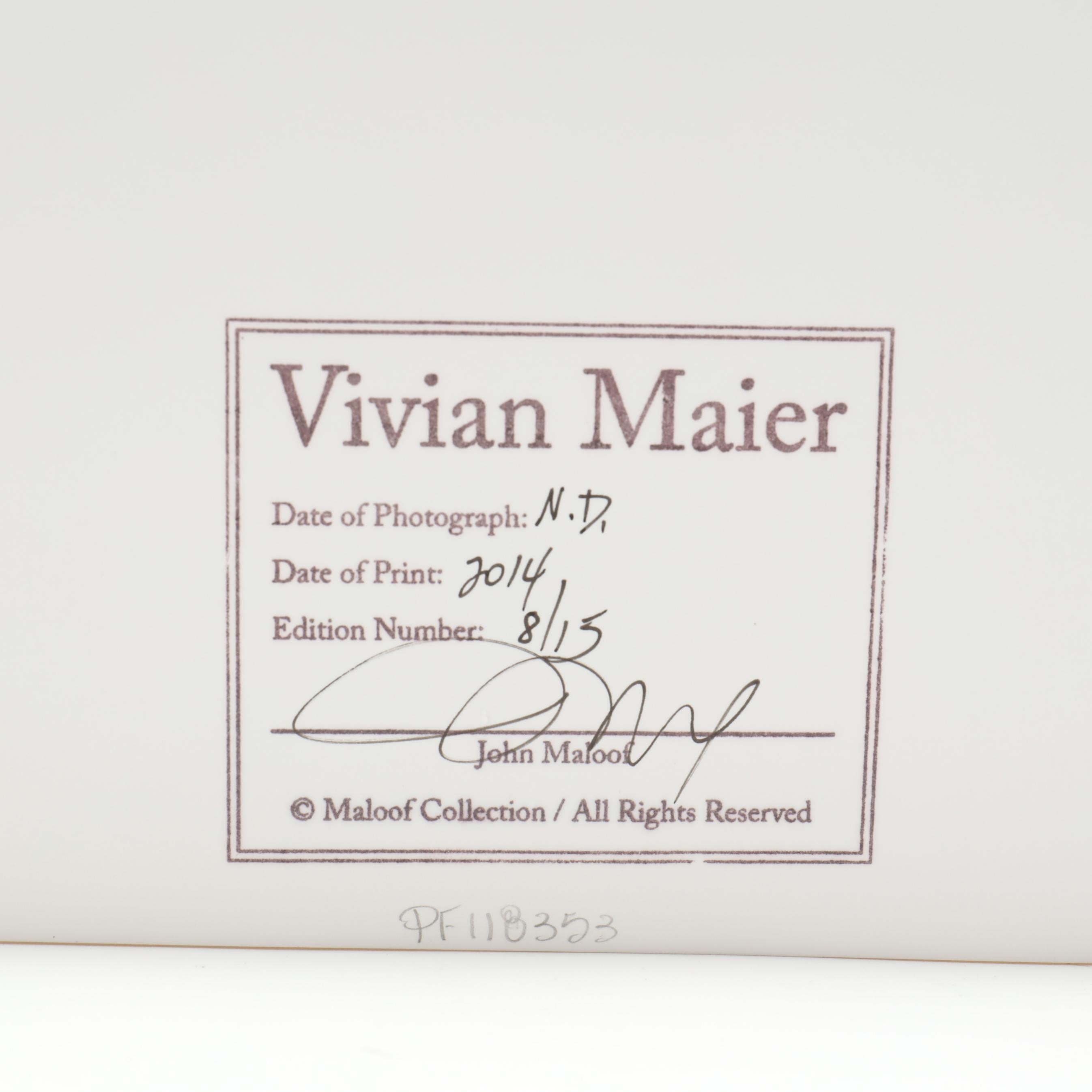 Vivian Maier - Untitled, Pool Bar - Stamp