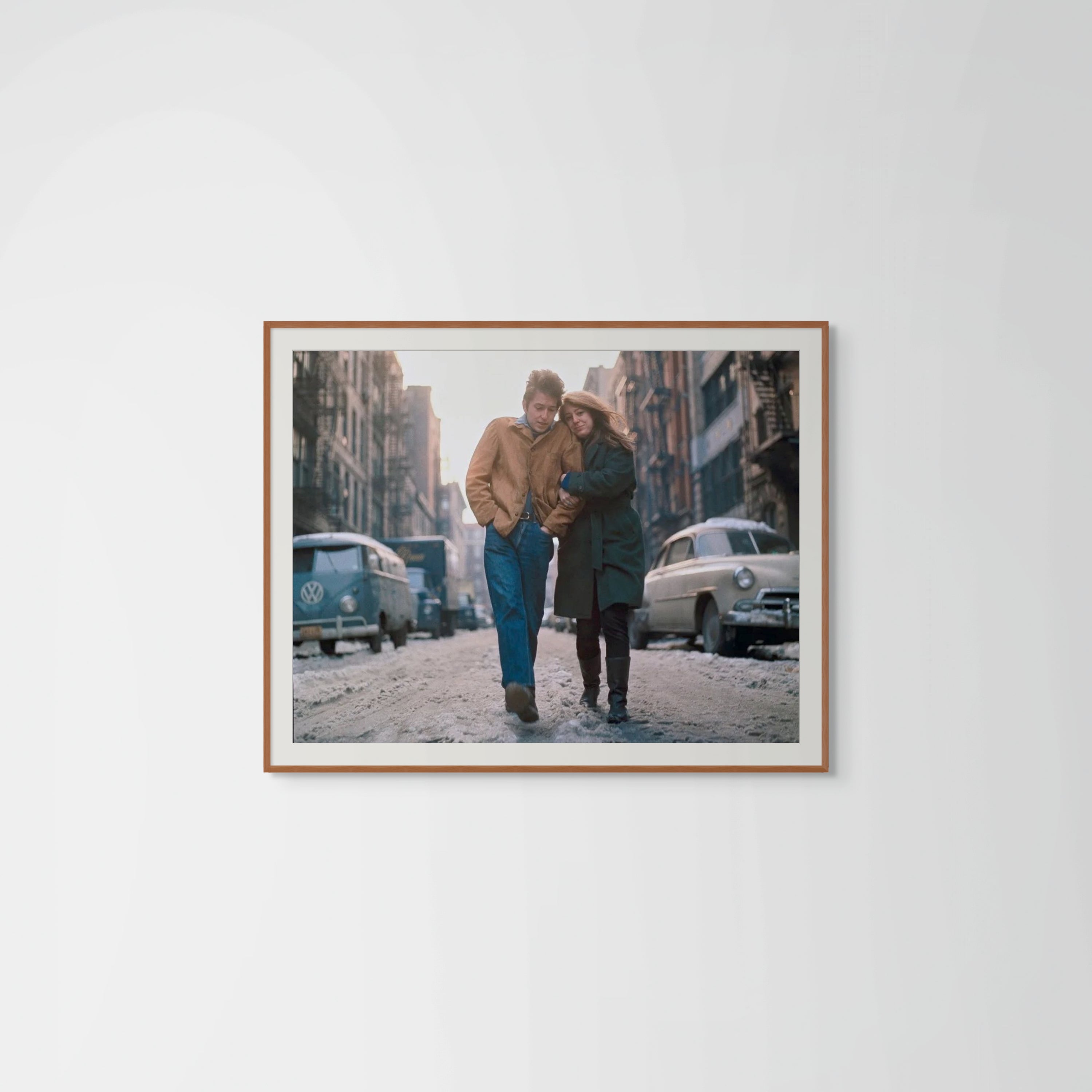 Don Hunstein - Bob Dylan and Suze Rotolo, New York - Framed