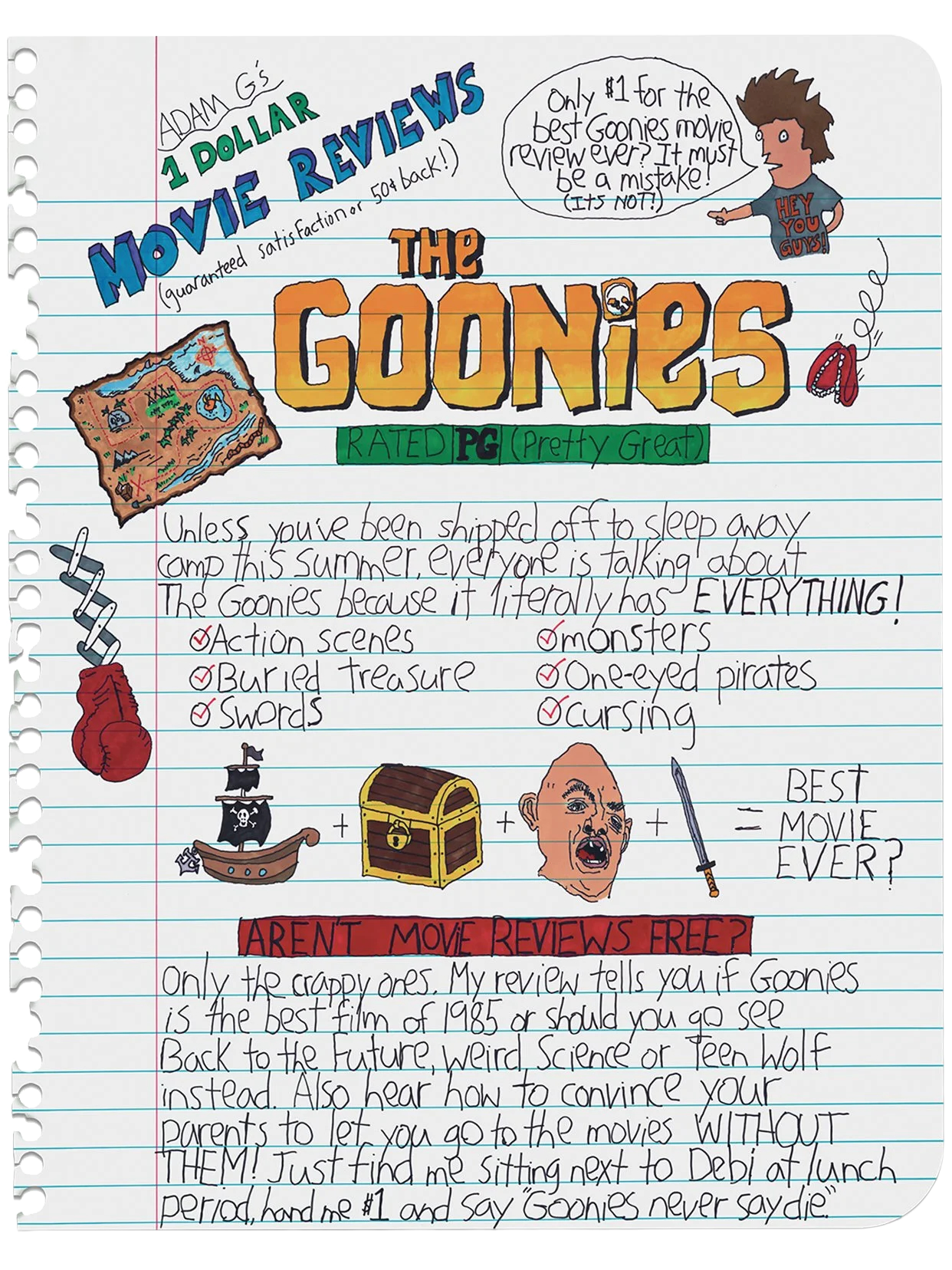 Adam Greener - Goonies Review