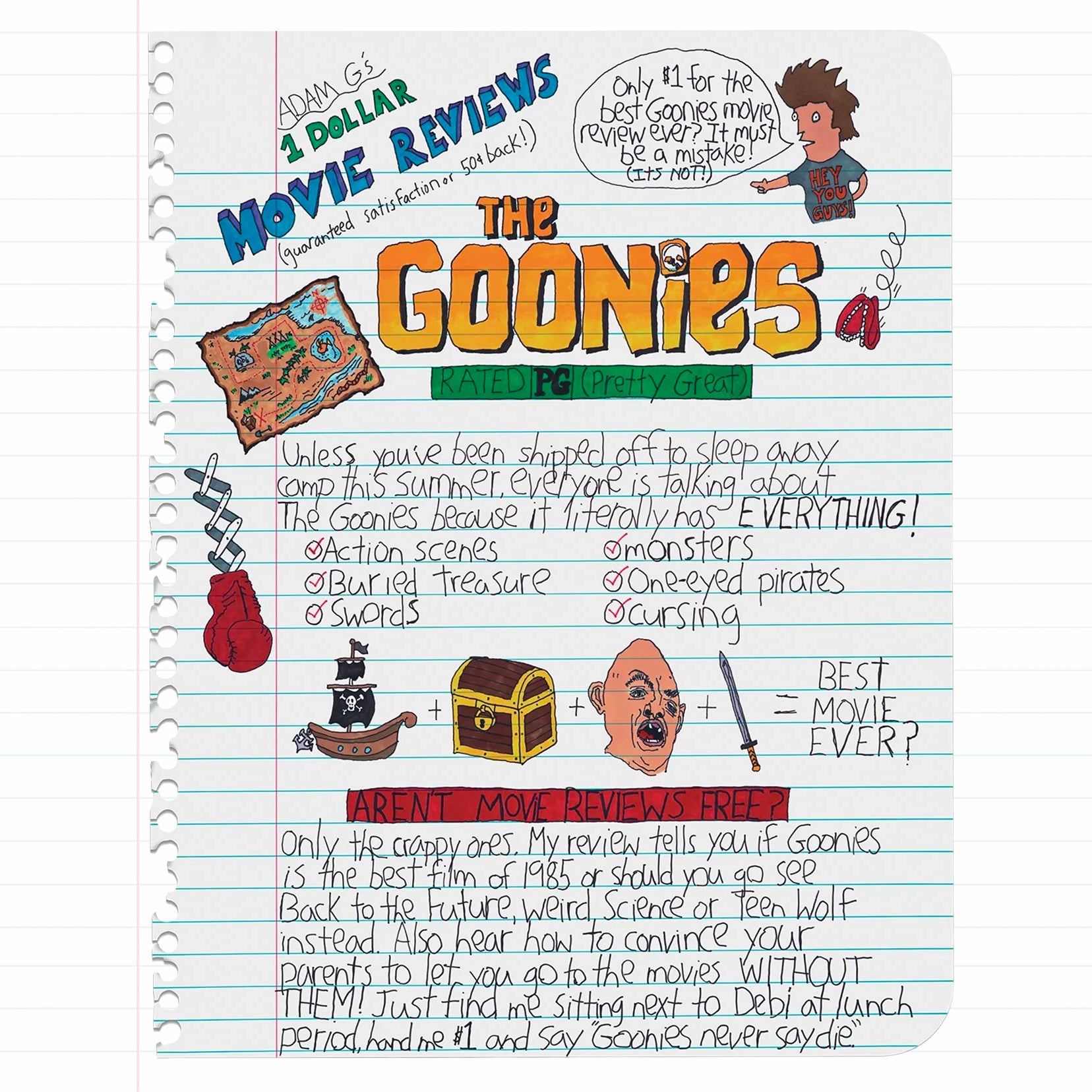 Adam Greener - Goonies Review
