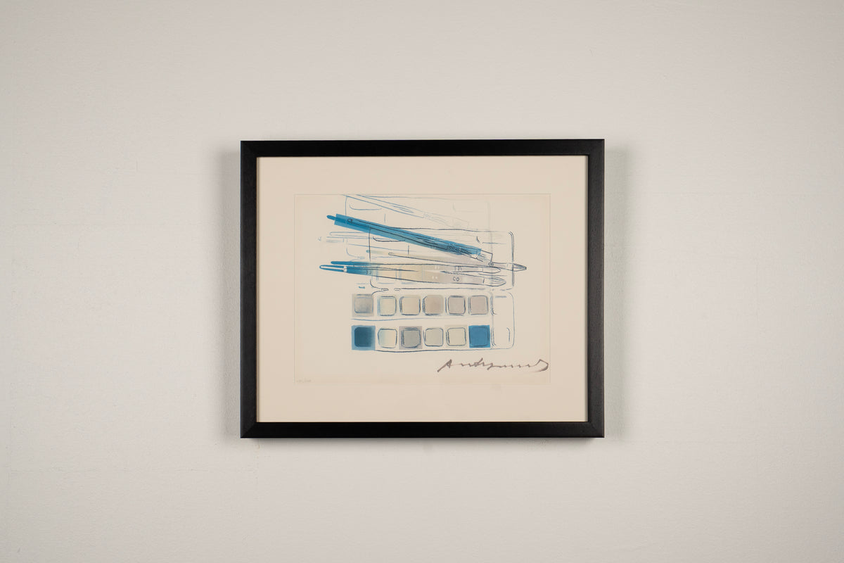 Andy Warhol Lithograph - Watercolor Paint Kit with Brushes
