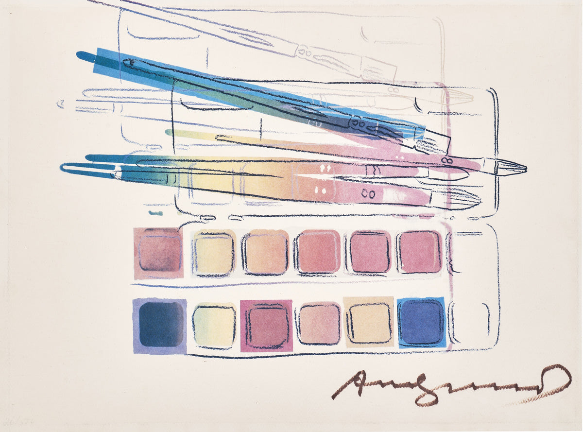 Andy Warhol - Watercolor Paint Kit with Brushes
