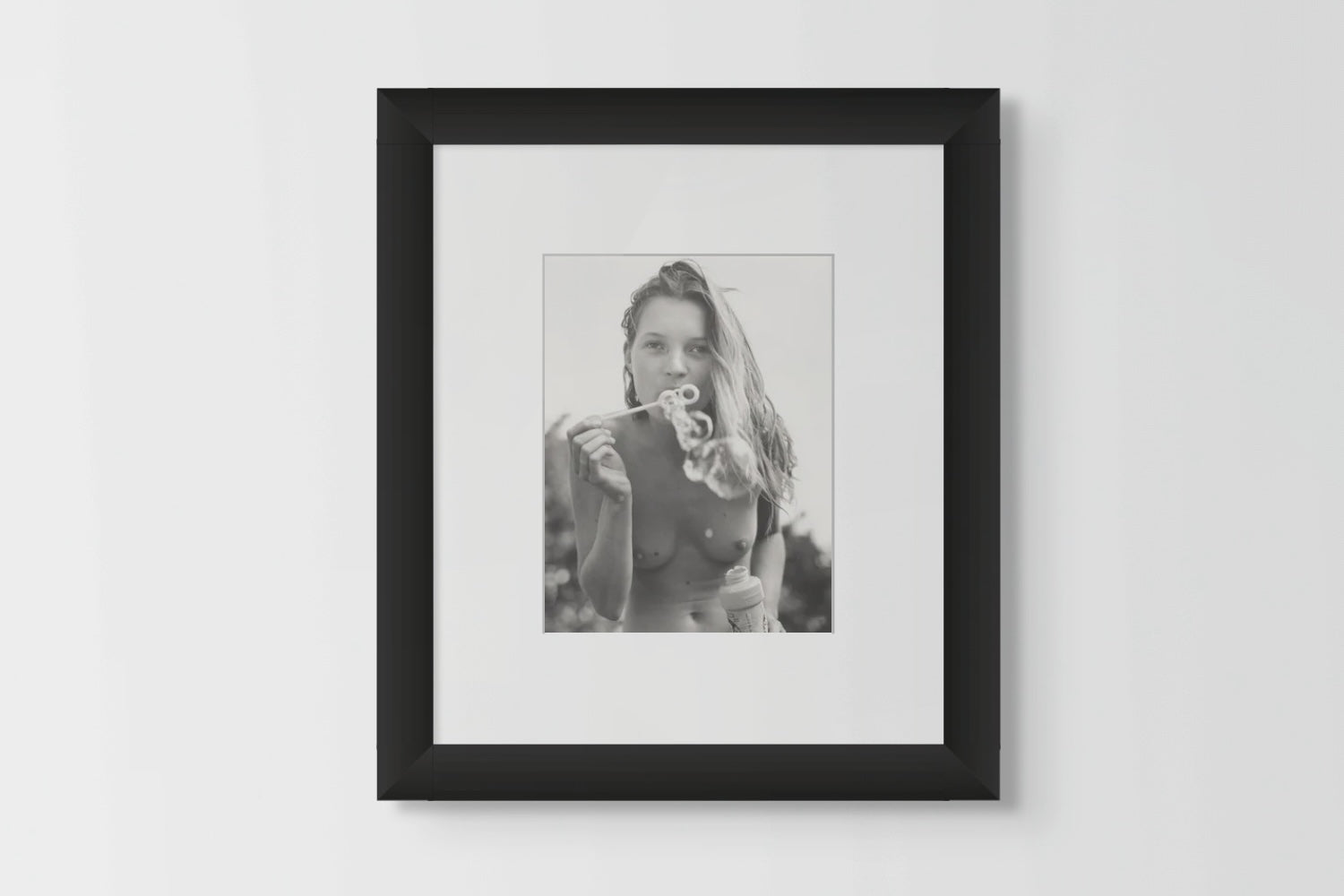 Bruce Weber - Kate Moss, Golden Beach - Framed