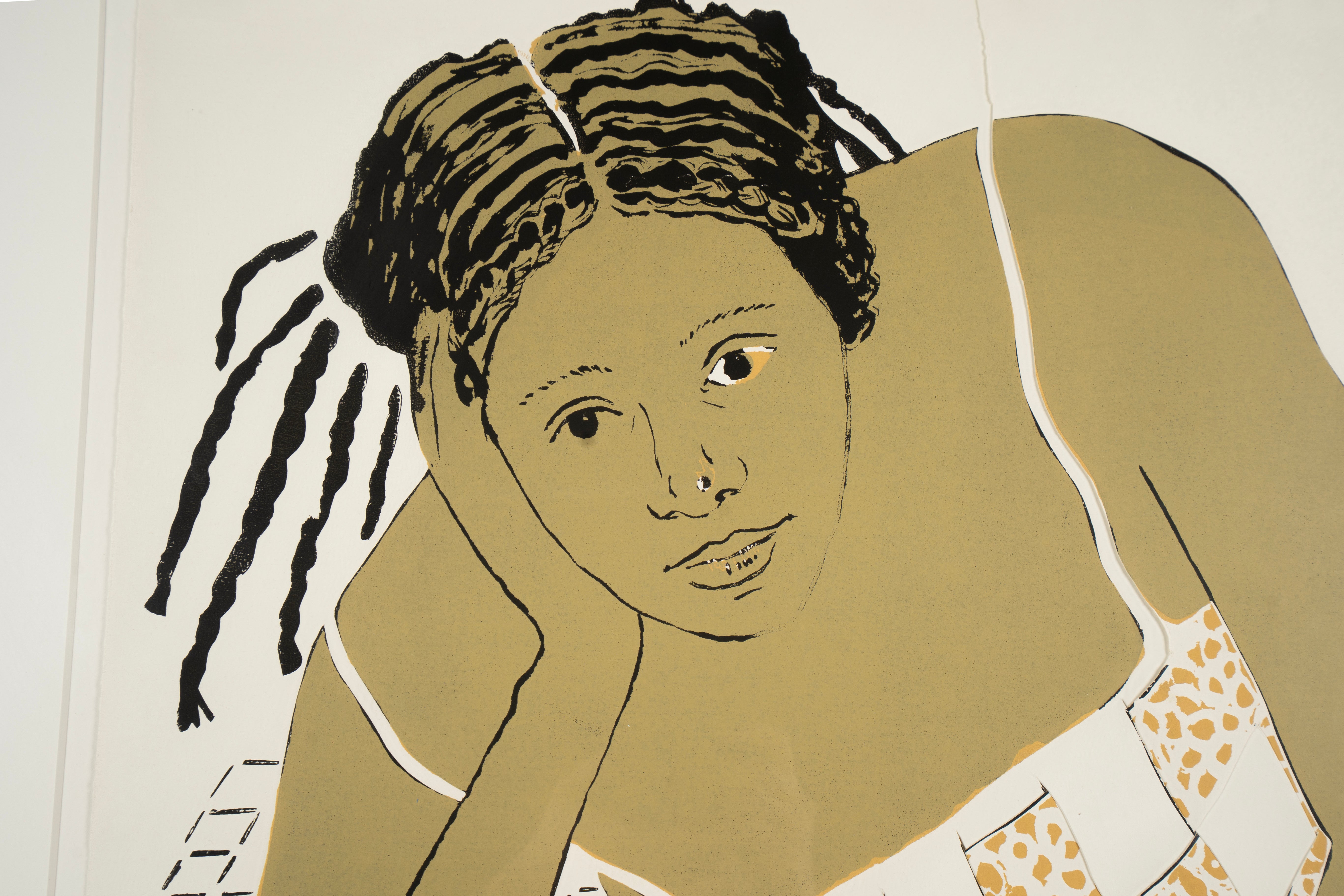 Emma Amos - Dream Girl with Woven Camisole
