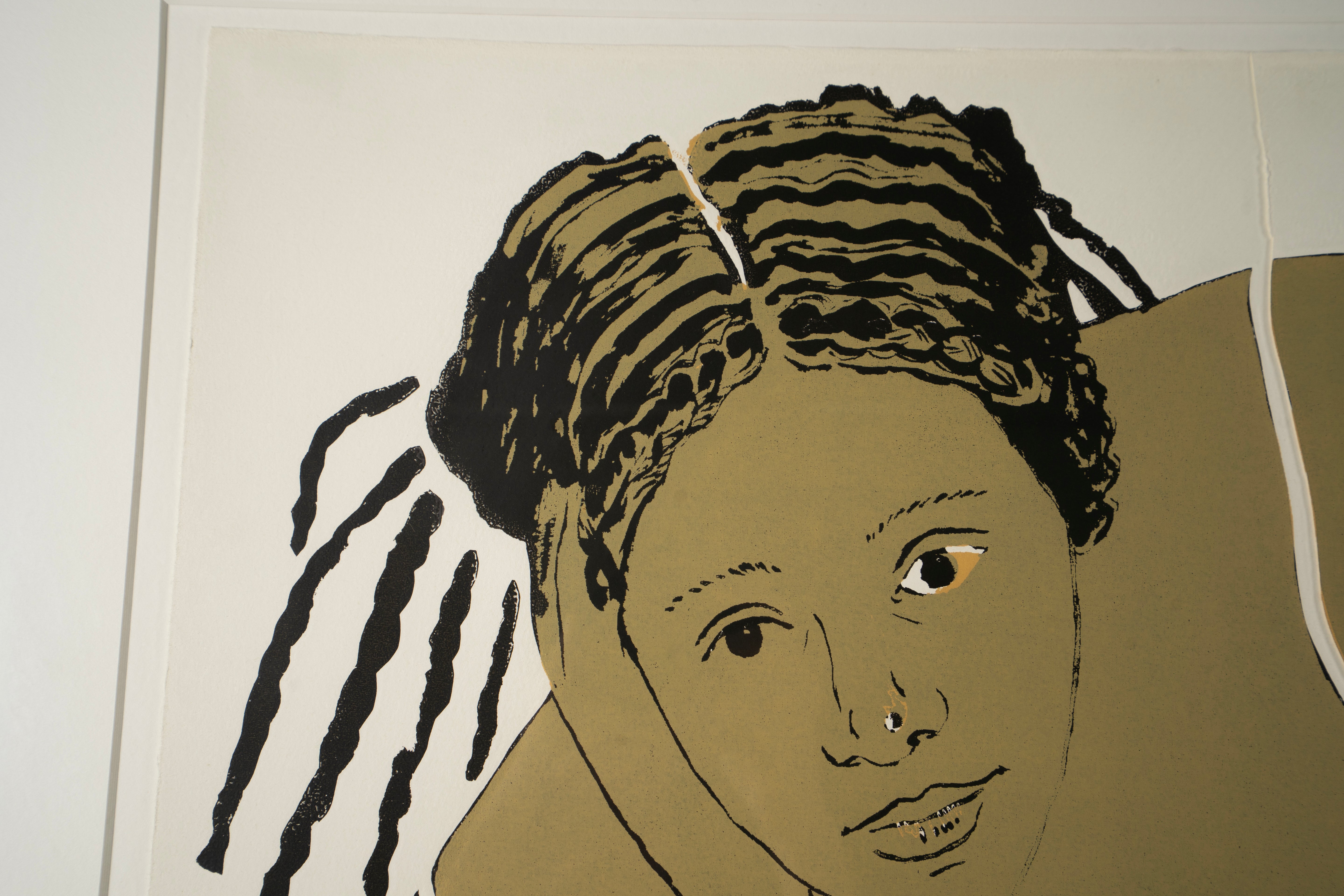 Emma Amos - Dream Girl with Woven Camisole