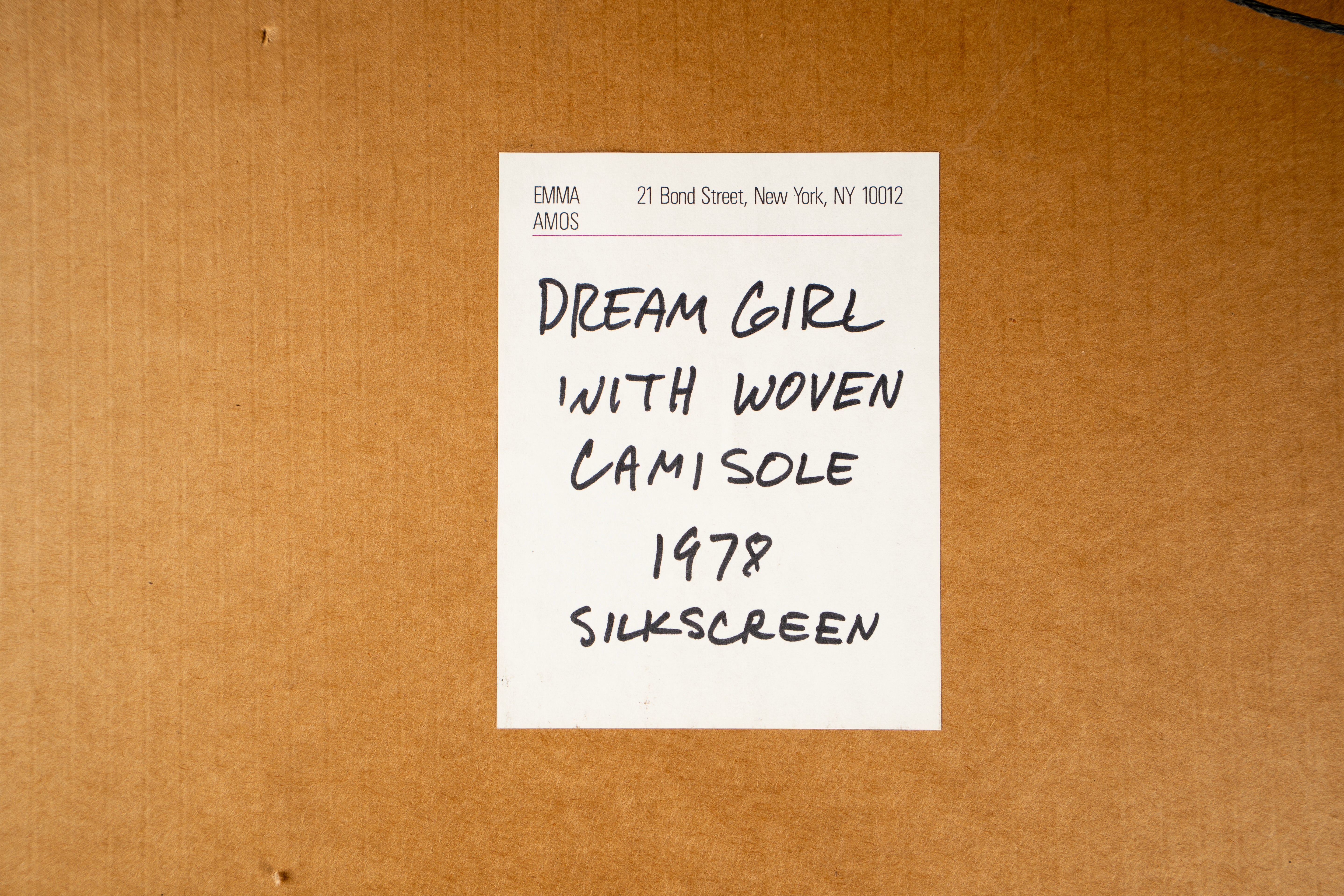 Emma Amos - Dream Girl with Woven Camisole