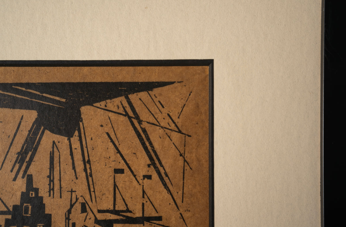 Lyonel Feininger - Schiffe am Hafenquai