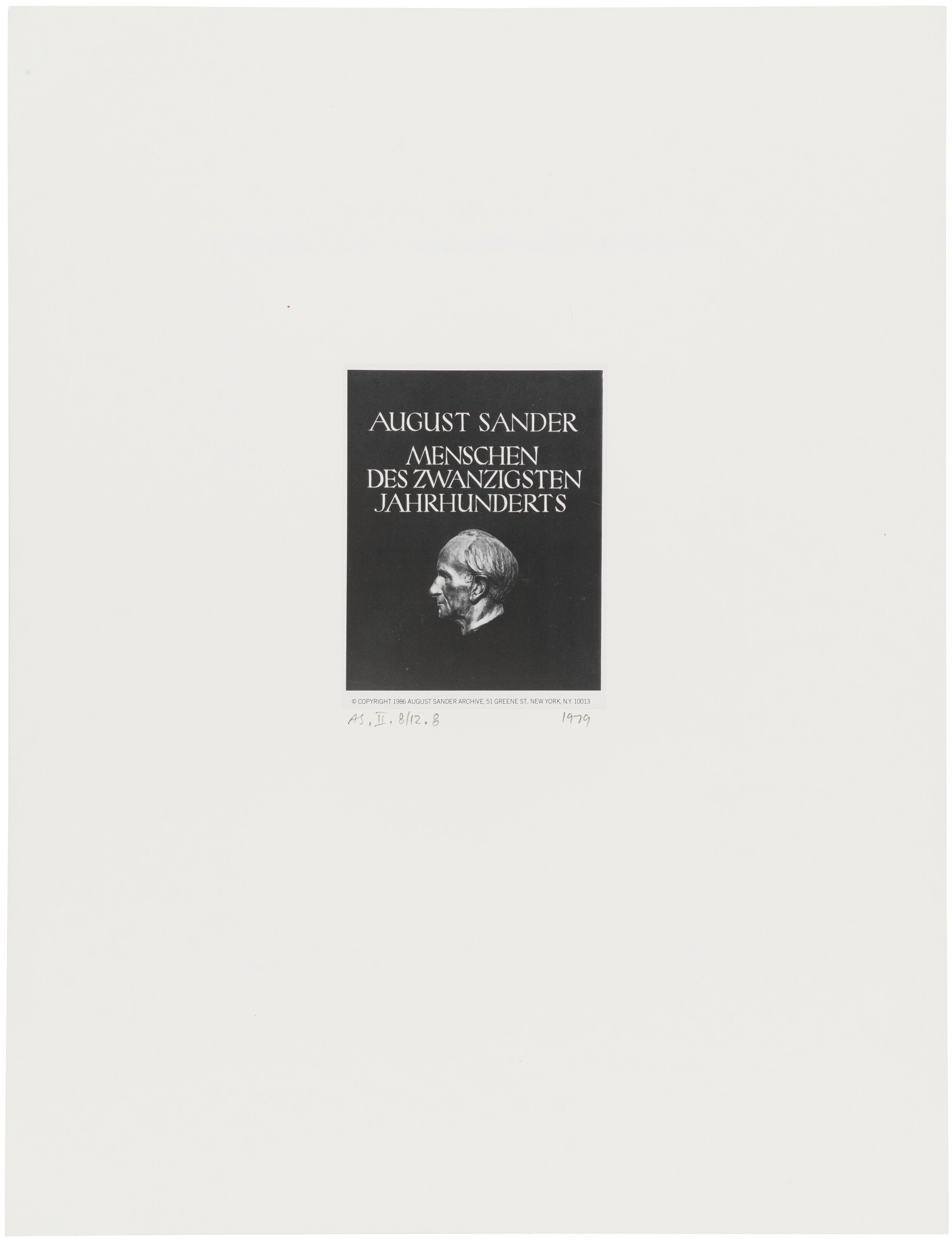 August Sander - Konditor