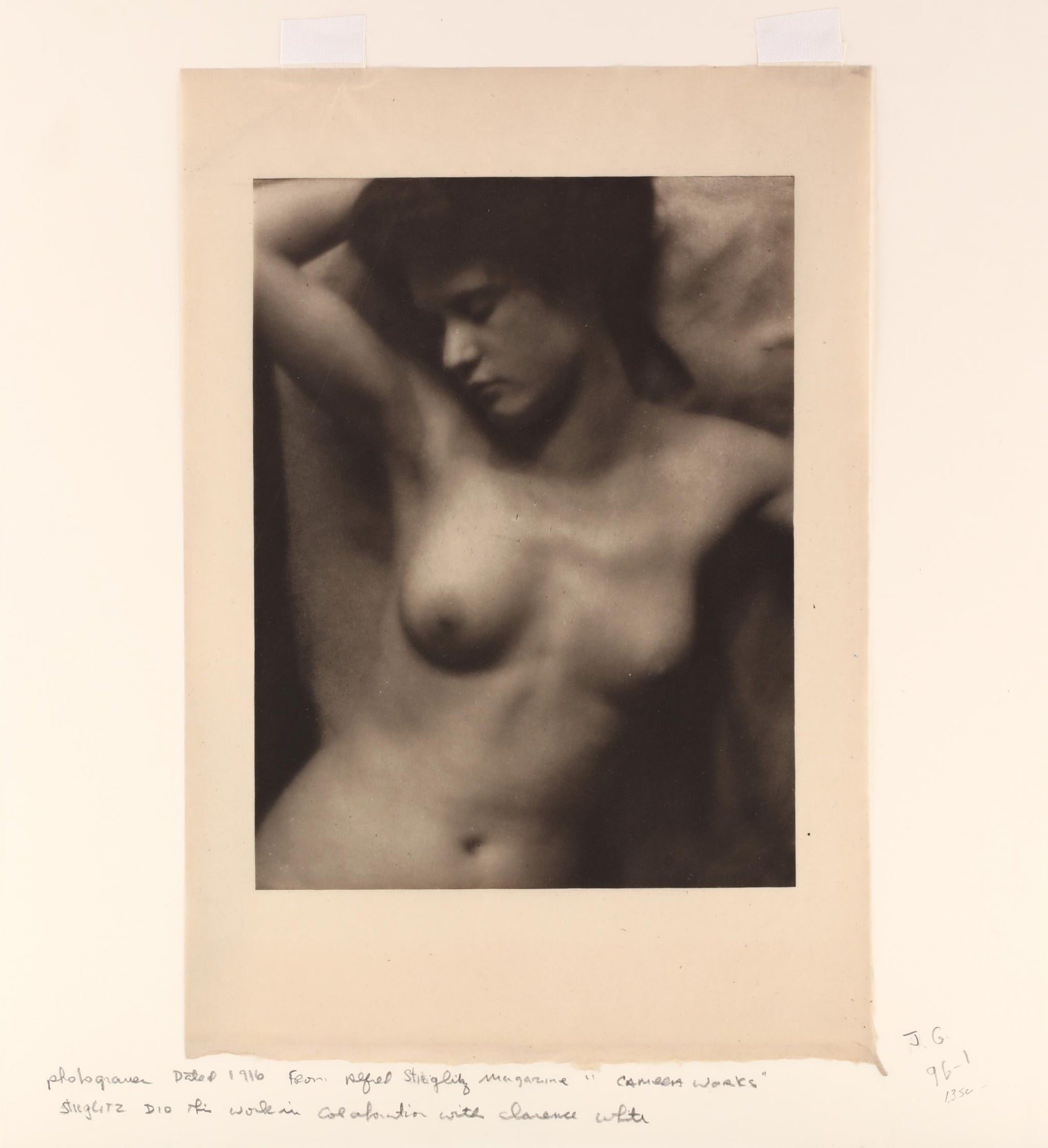 Alfred Stieglitz - Torso, Miss Thompson