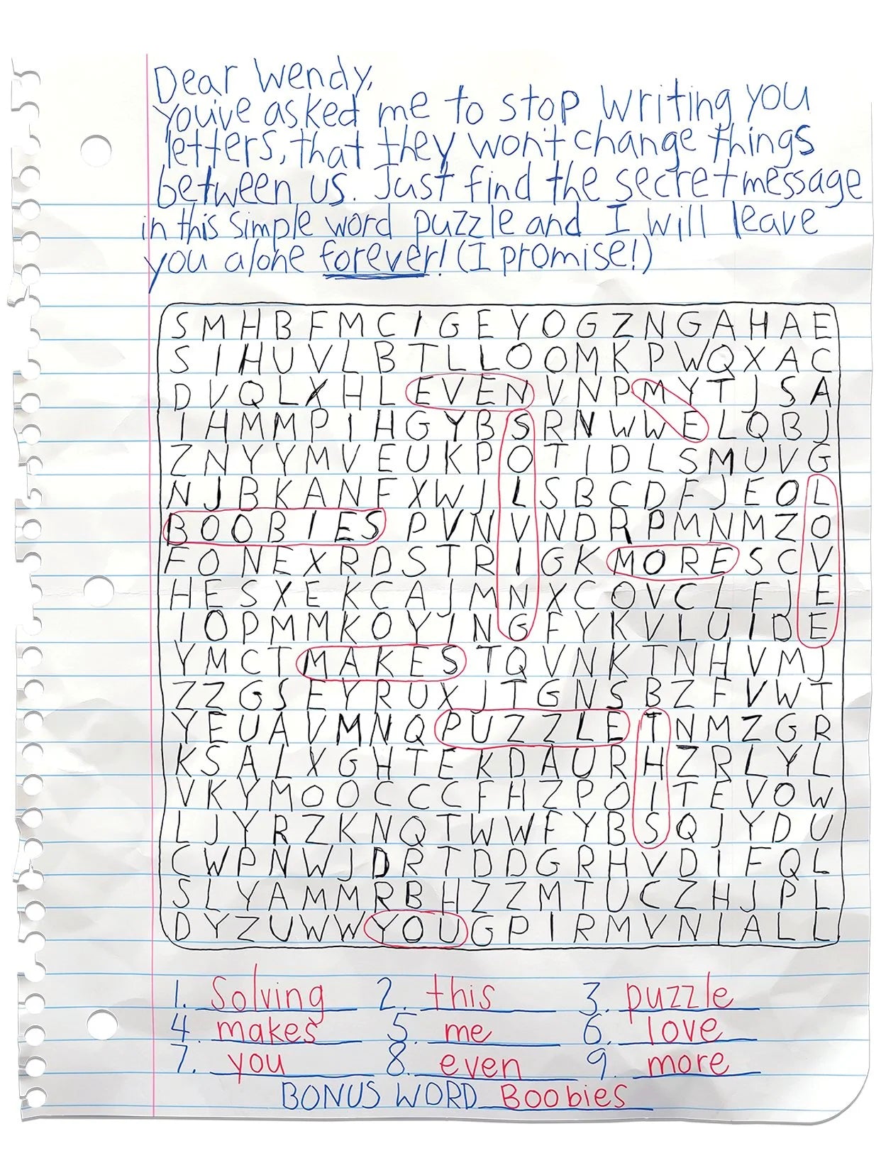 Adam Greener - Word Search
